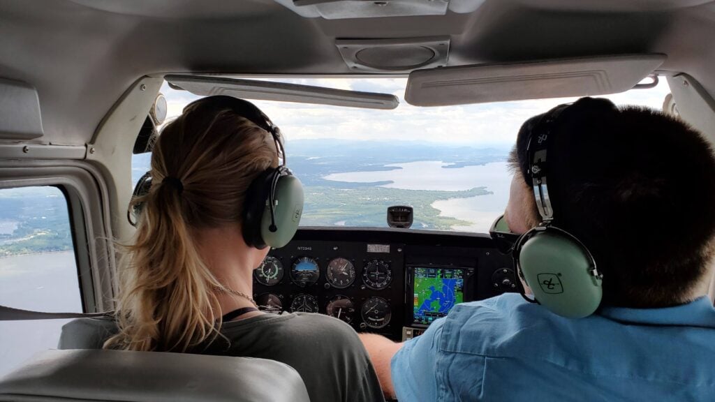 Dorian flying a plane!