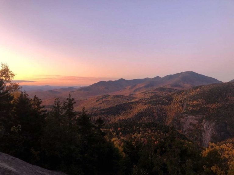 mountains and sunset